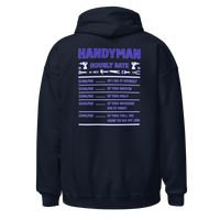 Handy Man Hourly Rate Hoodie