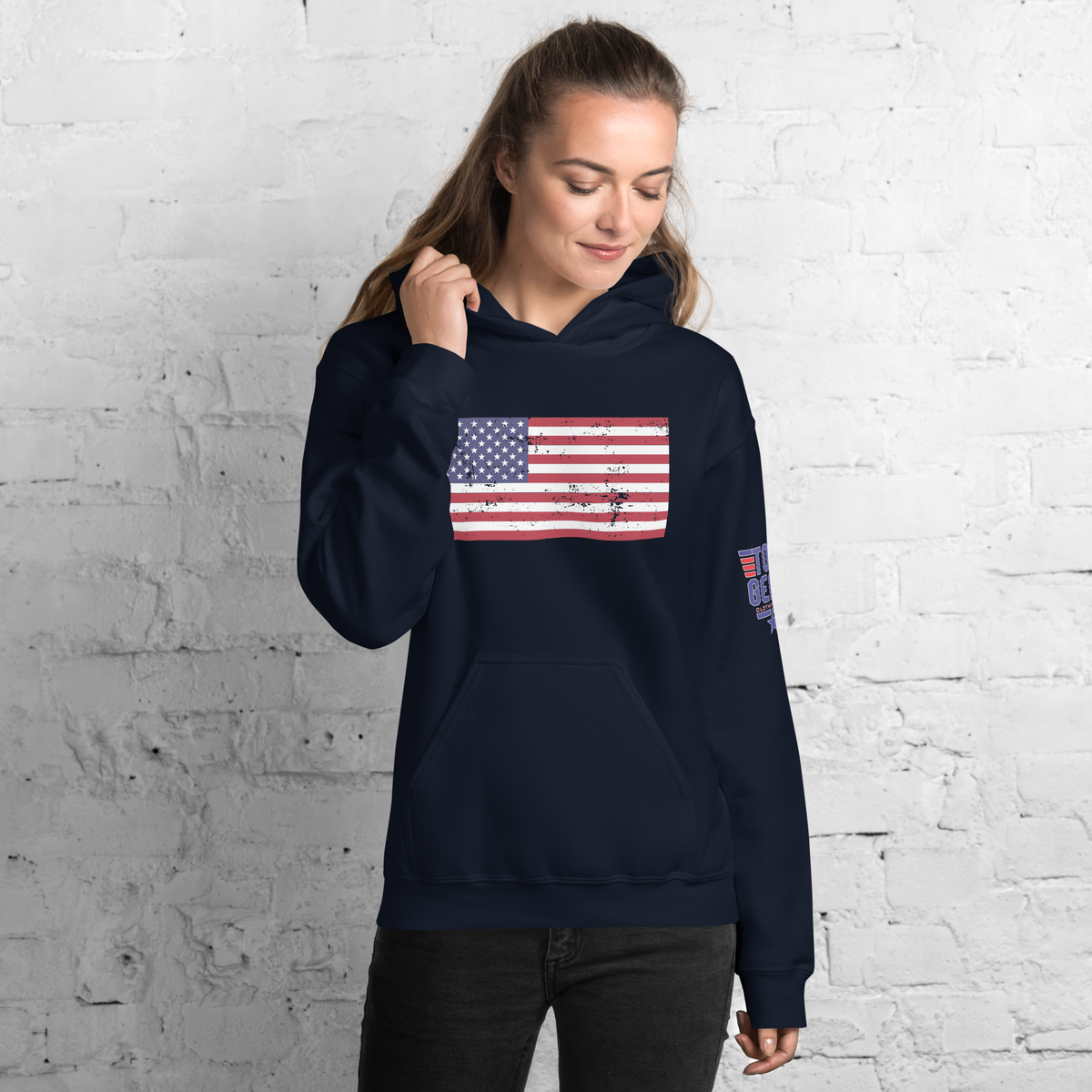 Classic American Flag Hoodie