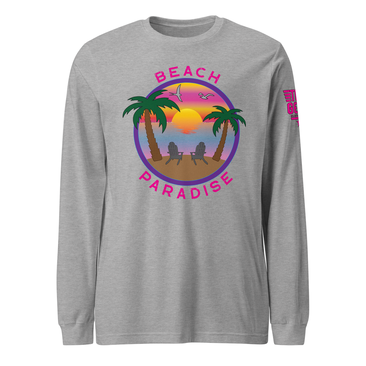 Beach Paradise Long Sleeve Tee