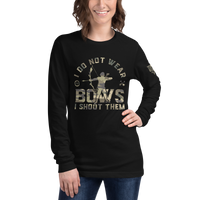 Do Not Wear Bows Long Sleeve Tee