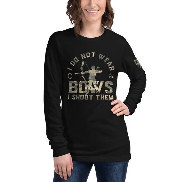 Do Not Wear Bows Long Sleeve Tee