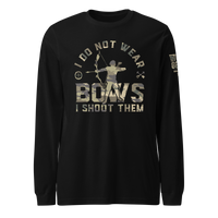 Do Not Wear Bows Long Sleeve Tee