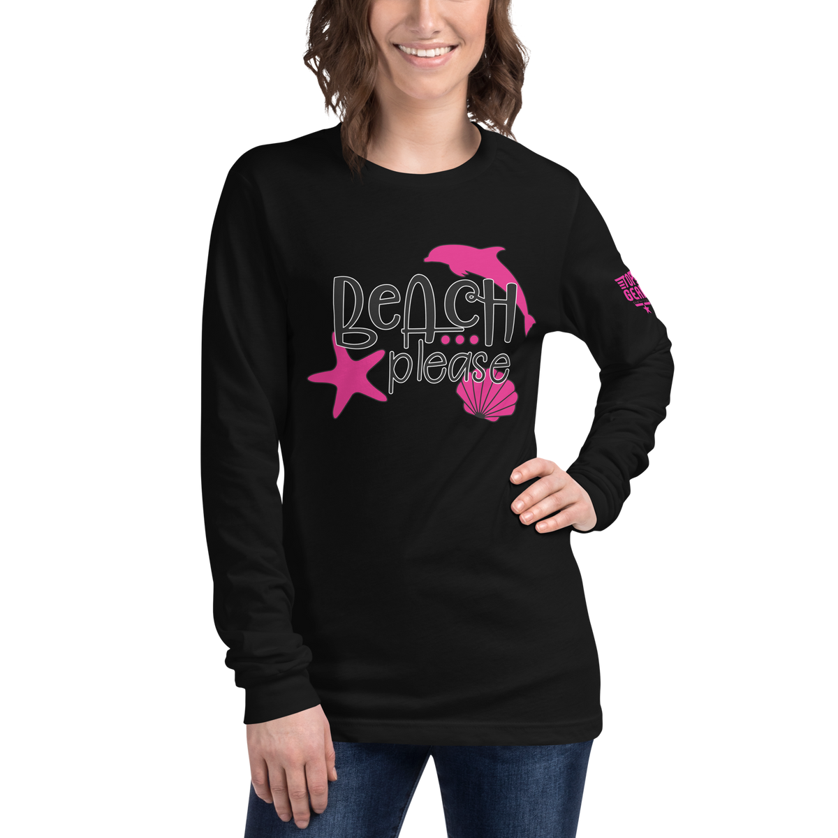 Beach Please Long Sleeve Tee