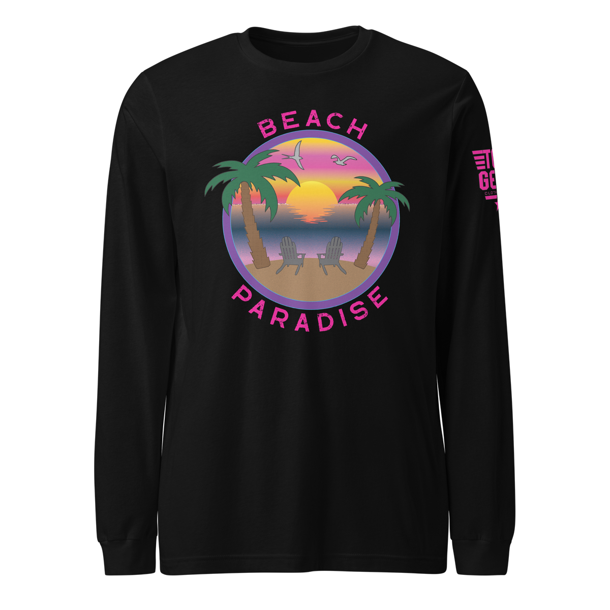 Beach Paradise Long Sleeve Tee