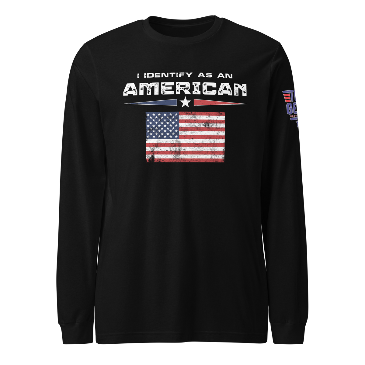 I Identify as an American Long Sleeve Tee