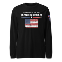 I Identify as an American Long Sleeve Tee