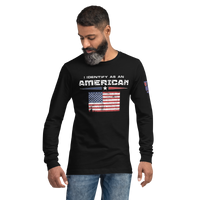 I Identify as an American Long Sleeve Tee