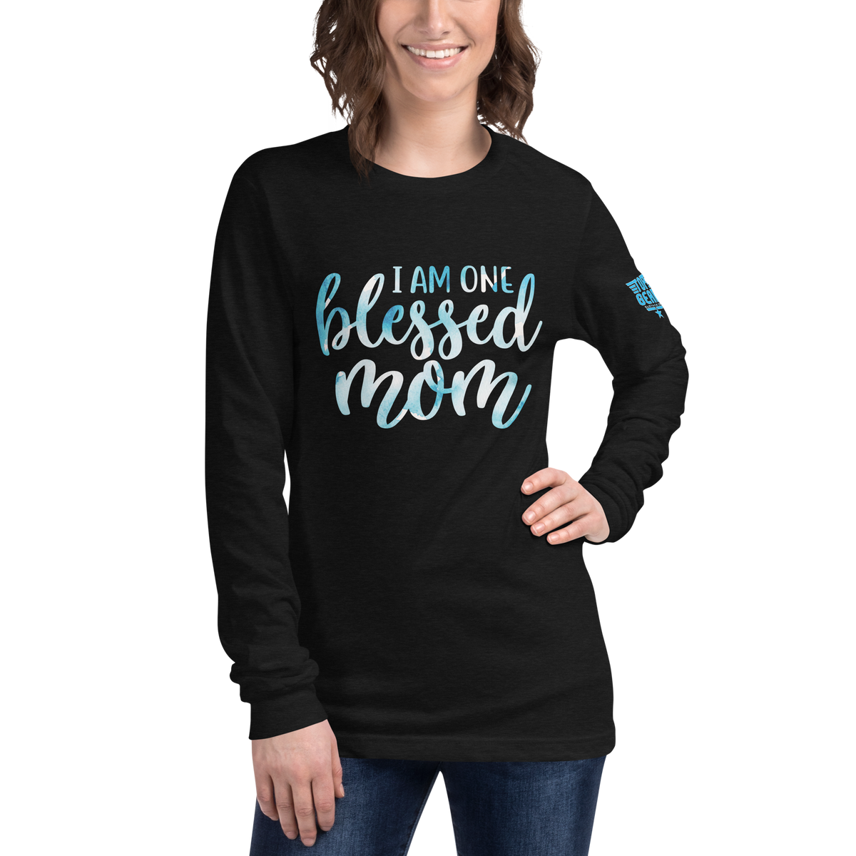 One Blessed Mom Long Sleeve Tee