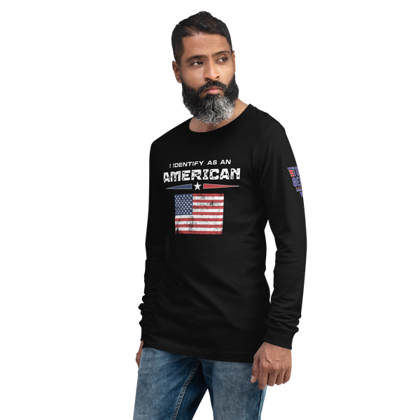 I Identify as an American Long Sleeve Tee