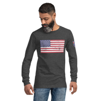 Classic American Flag Long Sleeve Tee