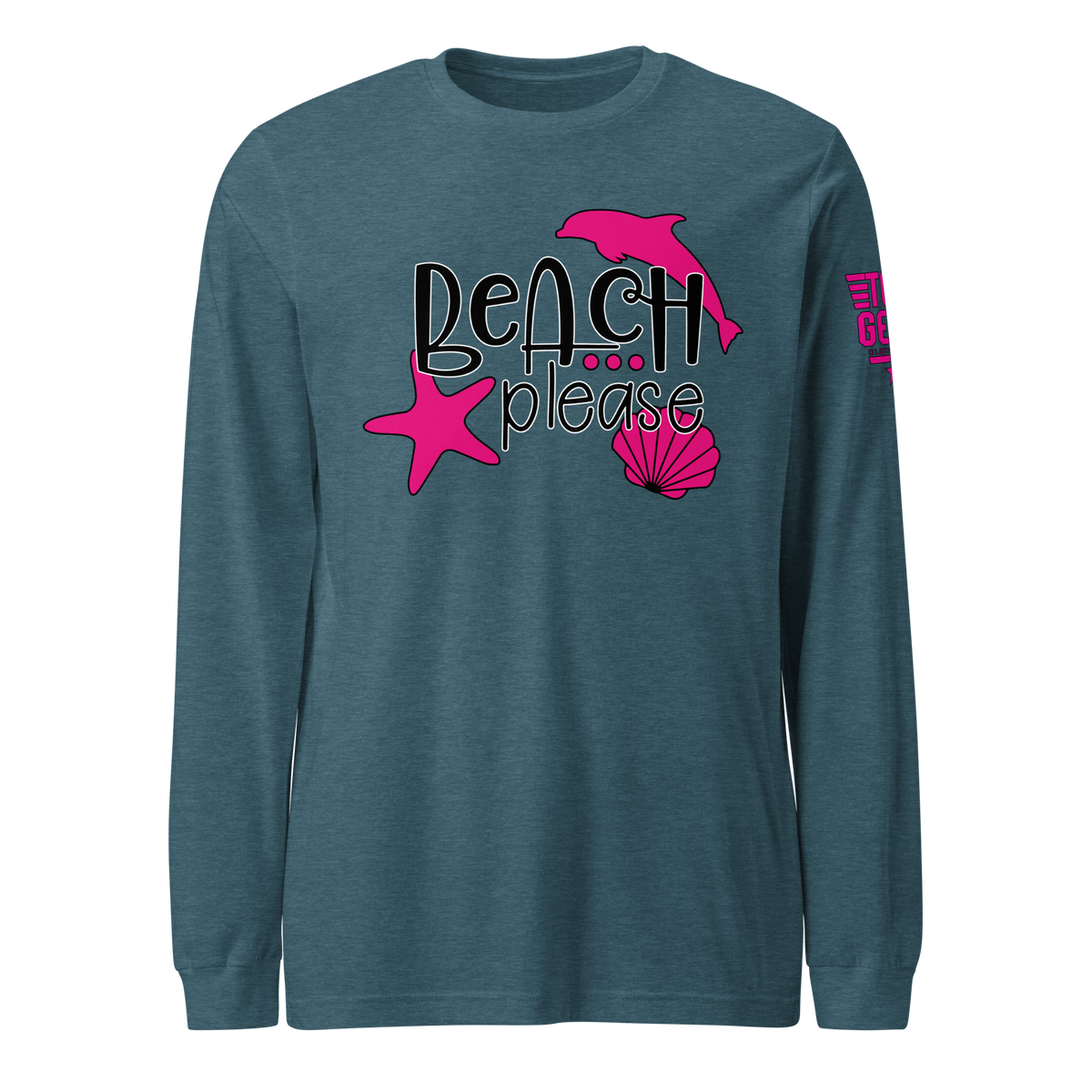 Beach Please Long Sleeve Tee