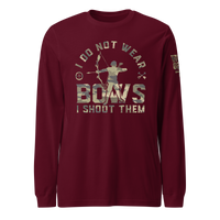 Do Not Wear Bows Long Sleeve Tee