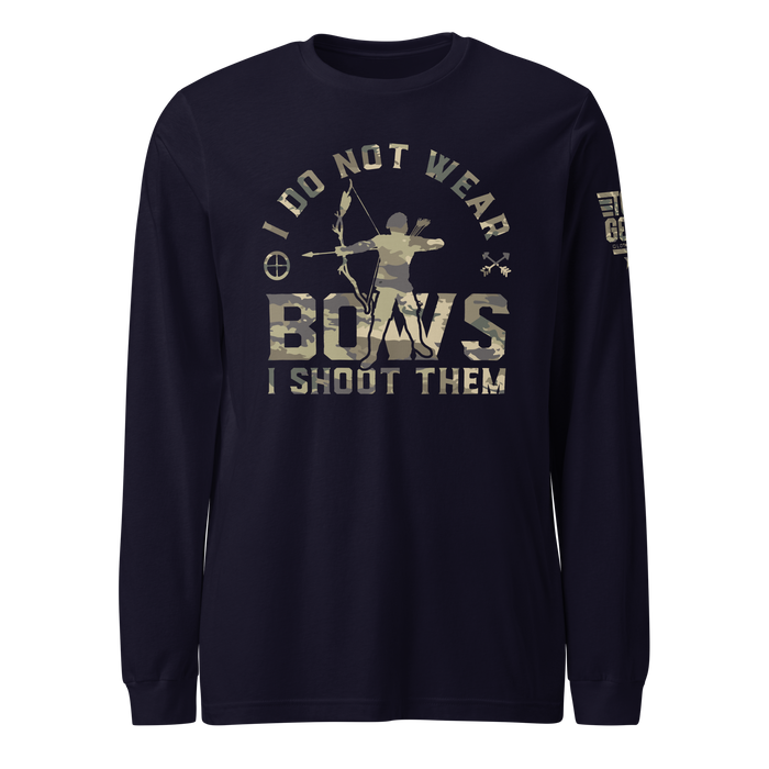 Do Not Wear Bows Long Sleeve Tee