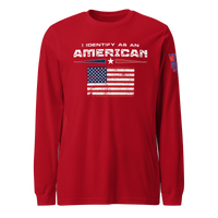 I Identify as an American Long Sleeve Tee