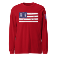 Classic American Flag Long Sleeve Tee