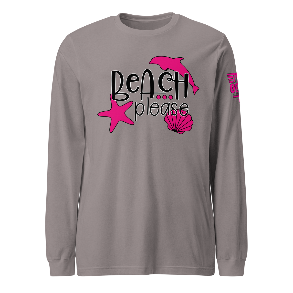 Beach Please Long Sleeve Tee