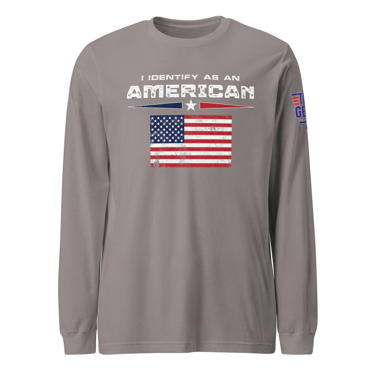 I Identify as an American Long Sleeve Tee