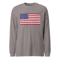 Classic American Flag Long Sleeve Tee