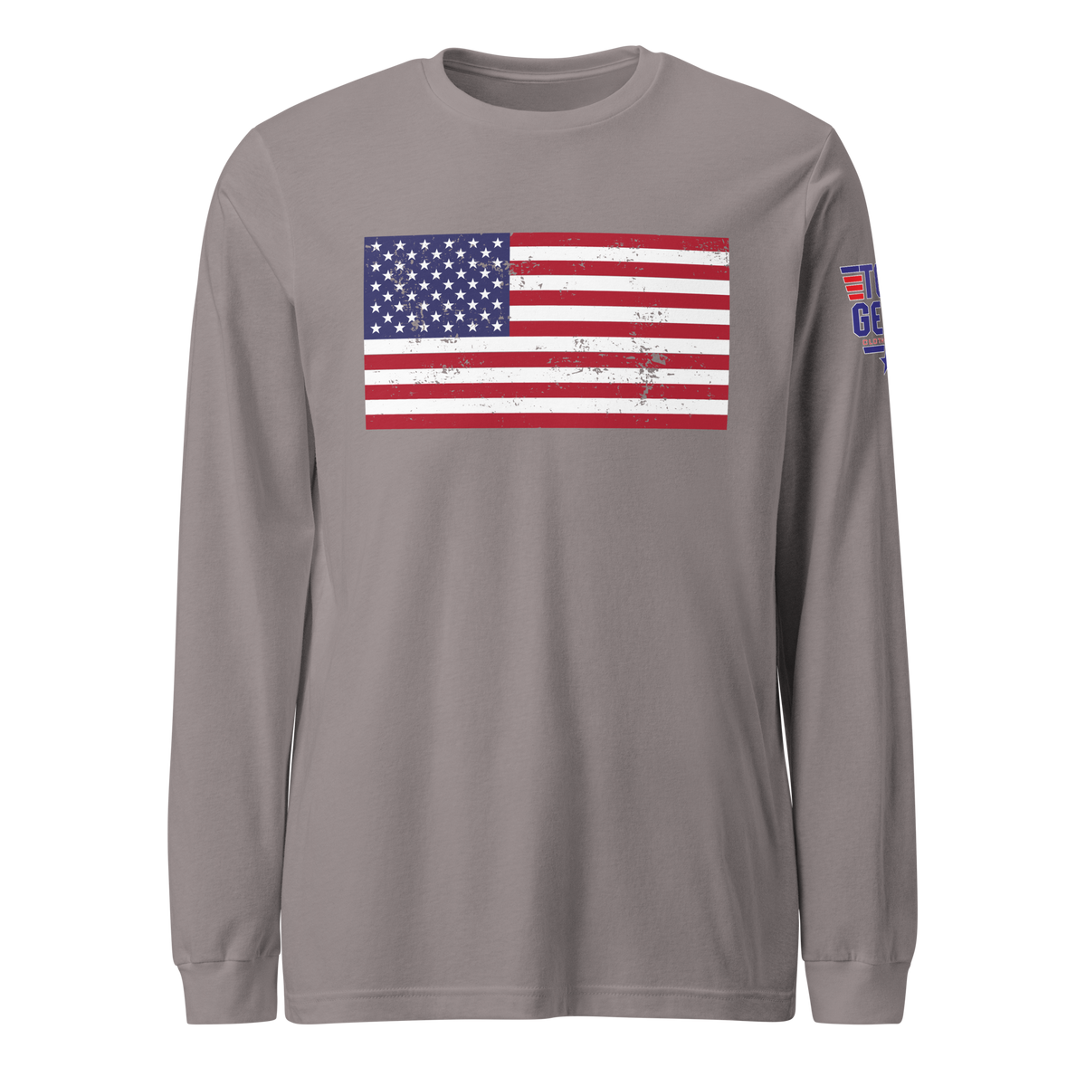 Classic American Flag Long Sleeve Tee