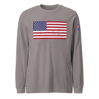 Classic American Flag Long Sleeve Tee