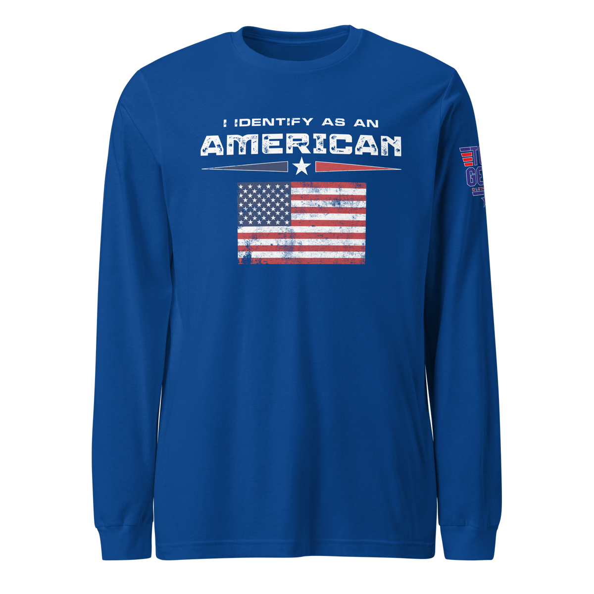 I Identify as an American Long Sleeve Tee