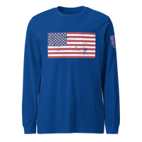 Classic American Flag Long Sleeve Tee