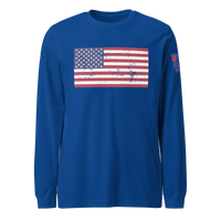 Classic American Flag Long Sleeve Tee