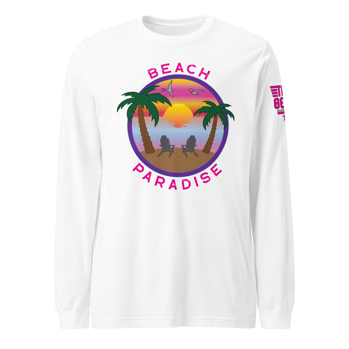 Beach Paradise Long Sleeve Tee