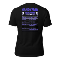 Handyman Hourly Rate T-Shirt