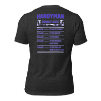 Handyman Hourly Rate T-Shirt